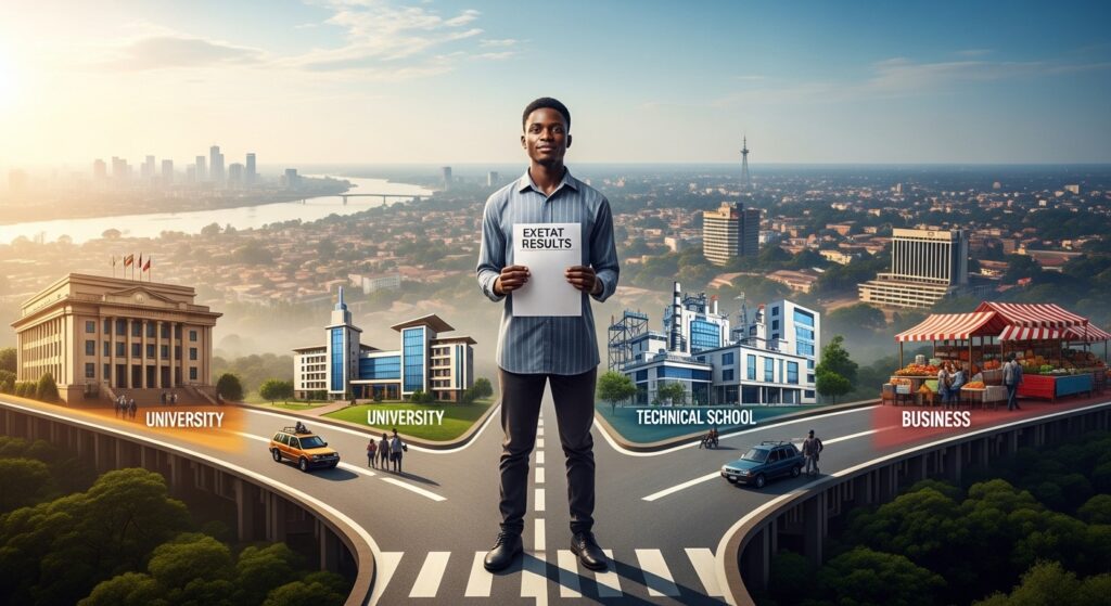 Quelle filière choisir après l’EXETAT en RDC? Guide complet pour réussir son orientation (2026) Quelle filière choisir après l’EXETAT en RDC? Guide complet pour réussir son orientation (2026)